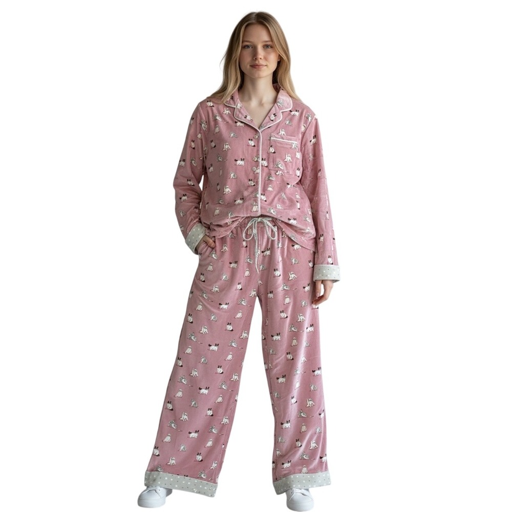 Munki Munki Pajama Set Womens Size Medium